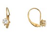 Teen CZ Leverback Buttercup Earrings Ref 368452