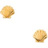 Shell Earrings | 7.5 x 7.5 mm | Screw On/Twist Off Safety Backs | SKU: 19186