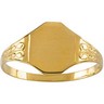 Filigree Signet Ring 7.5 x 6.5mm Ref 464696