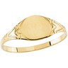 Round Signet Ring 6mm Ref 116885