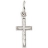 Cross Pendant with 15 inch Cable Chain 11 x 6.5mm Ref 830486