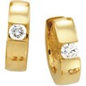 Hinged Earrings with Diamond .40 CTW Ref 292826