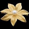 Brooch with Pearl 43 x 43.5mm Ref 791058
