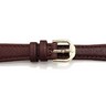 Brown Padded Calf Watch Strap for Women Ref 703320