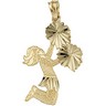 Cheerleader Pendant | 25.5 x 16 mm | SKU: 21755