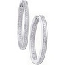 Diamond Hinged Hoop Earrings .38 CTW Ref 578666