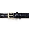 Black Crocodile Grain Watch Strap for Women Ref 817103