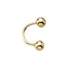14KY Belly Ring 19.75 x 1.25mm 6mm Ball Ref 296040