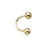 14KY Belly Ring | 19.75 x 1.25 mm | 6 mm Ball | SKU 22677