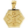 Medical ID Pendant 15.25 x 14.75mm Ref 289872