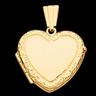 Victorian Heart Locket Pendant 19mm Ref 437422