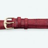 Red Padded Alligator Grain Watch Strap for Women Ref 824452