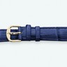 Blue Padded Alligator Grain Watch Strap for Women Ref 807083