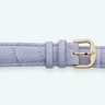 Baby Blue Padded Alligator Grain Watch Strap for Women Ref 323410