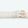 Creme Padded Alligator Grain Watch Strap for Women Ref 113987