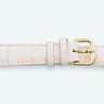 Creme Padded Alligator Grain Watch Strap for Women Ref 113987