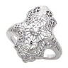 Filigree Ring 7 pttw dia. | SKU: 4085