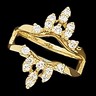 Diamond Ring Guard 14K 50 pttw dia Ref 613349