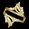 Diamond Ring Guard 14K 25 pttw dia Ref 682366