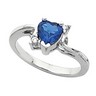 Heart Birthstone Ring Ref 182206