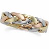 4.75mm Tri Color Handwoven Band Ref 138476