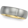 6mm Titanium and 18KY Comfort Fit Band Ref 661672