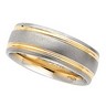 7mm Two Tone Wedding Band Ref 149837