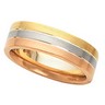 6mm Tri Color Wedding Band Ref 285934