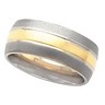 8mm Two Tone Wedding Band Ref 332189