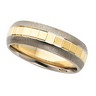 6mm Two Tone Wedding Band Ref 322607