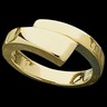 Gold Fashion Ring 9mm Wide Ref 408878