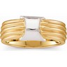 Two Tone Metal Fashion Ring Ref 228236