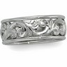 9.5mm Openwork Hand Engraved Band Ref 842693