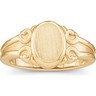Gold Fashion Signet Ring 9.5 x 7.5mm Ref 523043