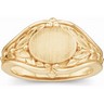 Gold Fashion Signet Ring 10 x 7.75mm Ref 723947