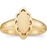 Gold Fashion Signet Ring Ref 258836