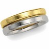 6mm Two Tone Comfort Fit Design Band Ref 320980