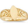 Gold Fashion Signet Ring Ref 807706