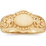Gold Fashion Signet Ring Ref 311341