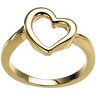 Metal Fashion Heart Ring Ref 934399