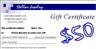 $US 50 Stellar Jewelry Gift Certificate