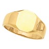 Octagon Signet Ring 9 x 7mm Center Ref 365058