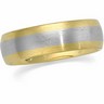 5.5mm Two Tone Comfort Fit Design Band with Brush Finish Ref 911863