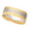 6mm Two Tone Comfort Fit Design Band Ref 853154