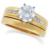 Diamond Semi Set Engagement Ring .25 CTW Princess Cut Diamonds Ref 673657