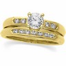 Diamond Semi Set Engagement Ring .08 CTW Round Side Diamonds Ref 552768