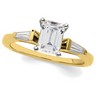 Diamond Semi Set Tulipset Engagement Ring .33 CTW Ref 254392