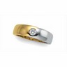 Two Tone Diamond Duo Wedding Band Ref 927574