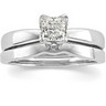 Platinum Princess Cut Solitaire Engagement Ring Ref 927716