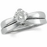 Platinum Diamond Engagement Ring .25 Carat Ref 983549